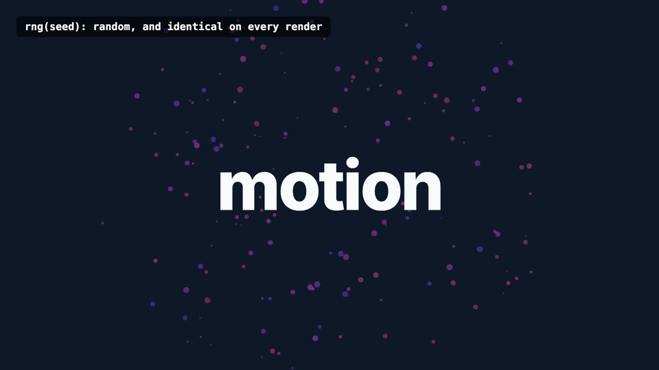 A frame rendered from examples/motion